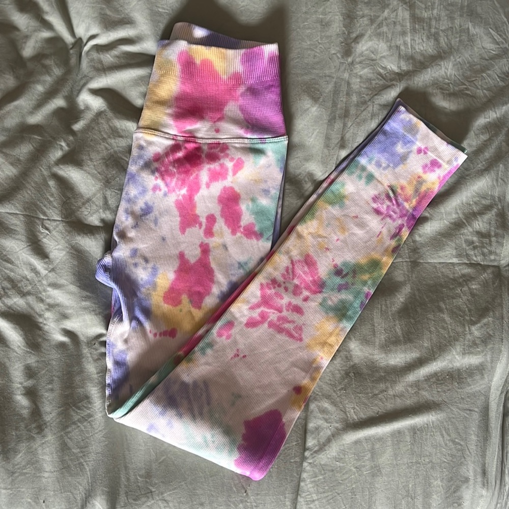 Tie dye high waisted leggings XS/S
